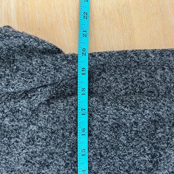 J Crew Sweater Mens Sz L Gray Marled Shawl Collar Lambs Wool Blend Pullover Knit - Picture 7 of 8